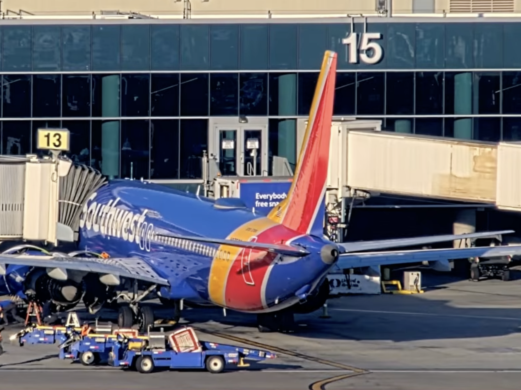 View from LAX cameras early Thursday