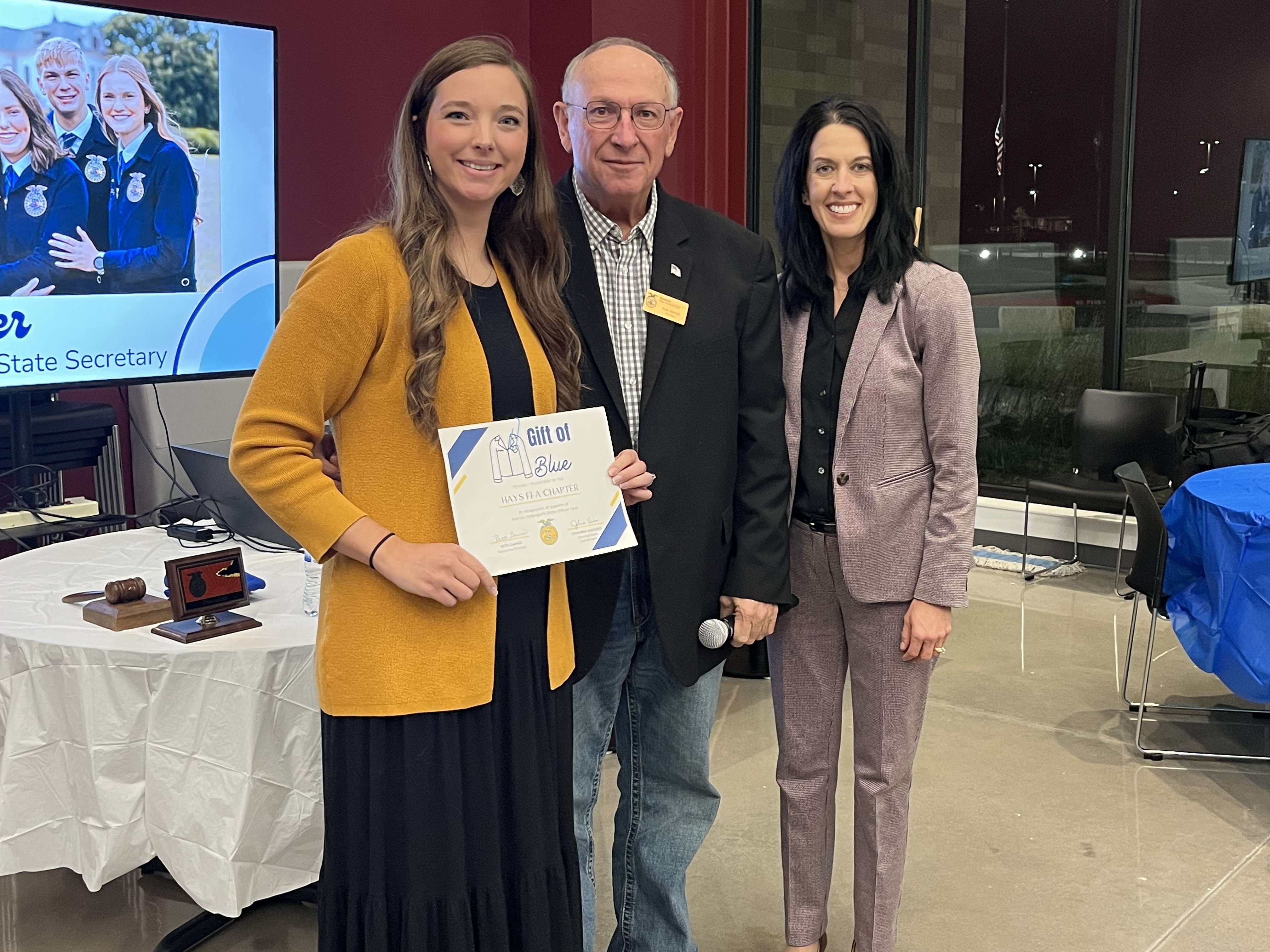Hays High School's Marisa Wasinger, Kansas FFA State Secretary. Courtesy photo