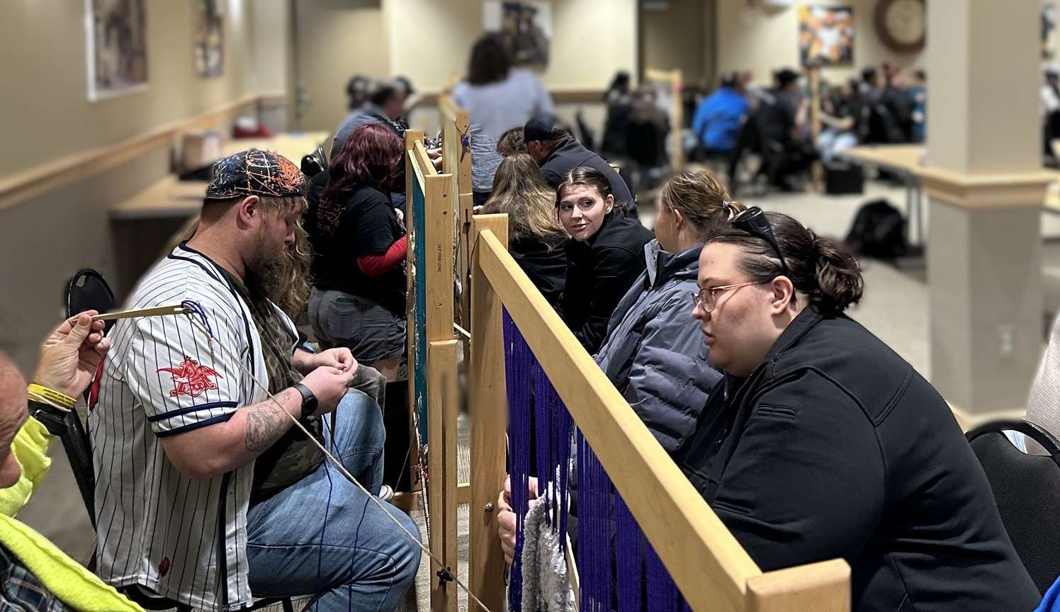 Fort Hays State University and Garden City Community Collee partner on First Responder Art Collaboration Training. Photo by FHSU