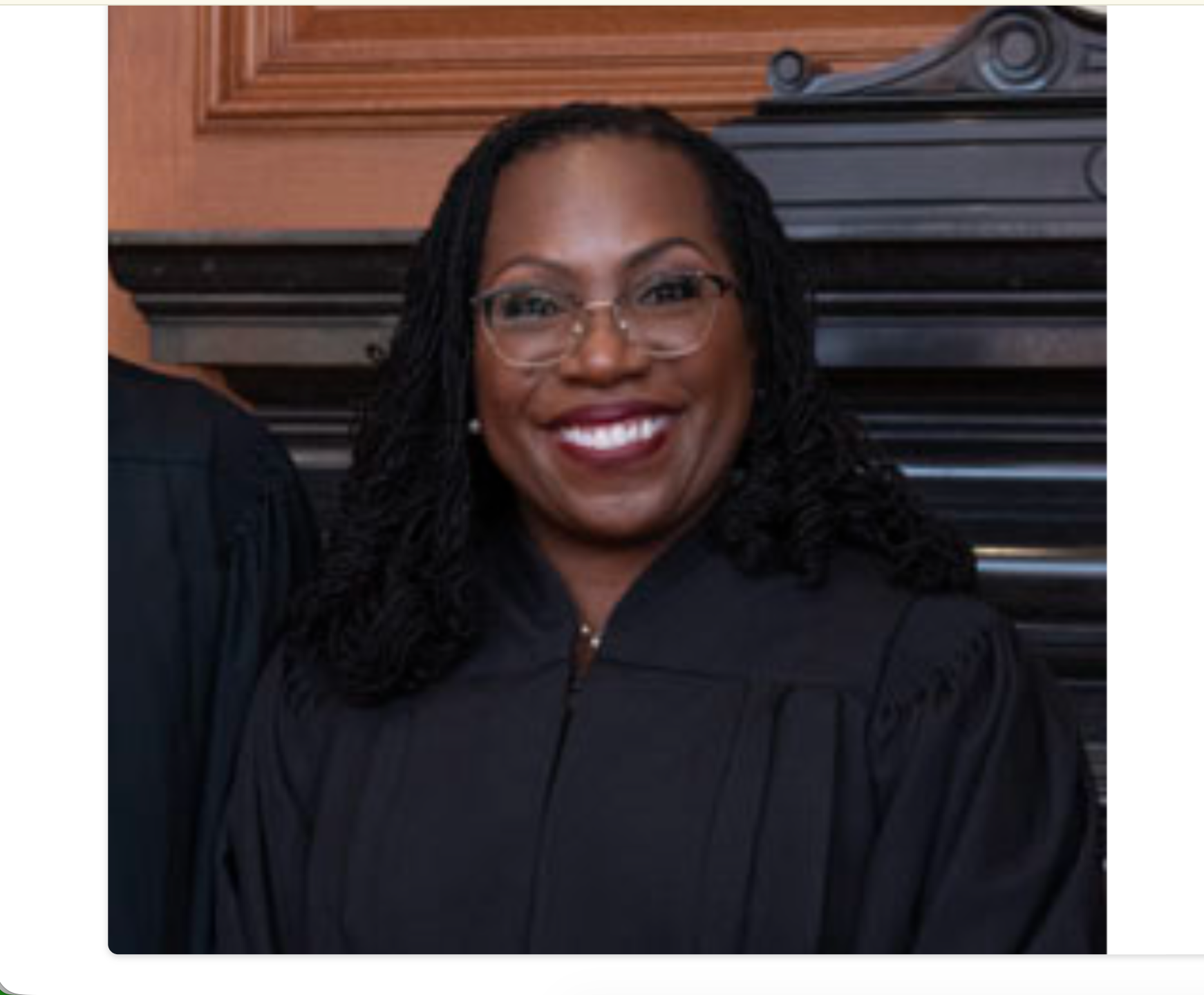 Supreme Court's Justice Jackson issued the emergency order -Photo Credit:<i>Collection of the Supreme Court of the United States.</i>