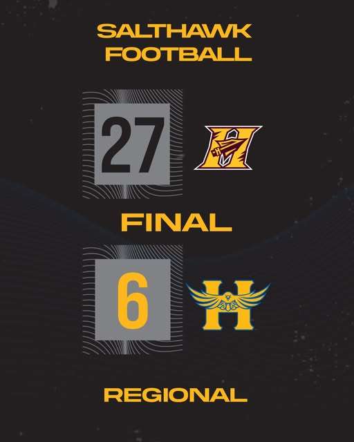 Hays defeats Hutch High 27-6 to end the Salthawks season in class 5A regional.