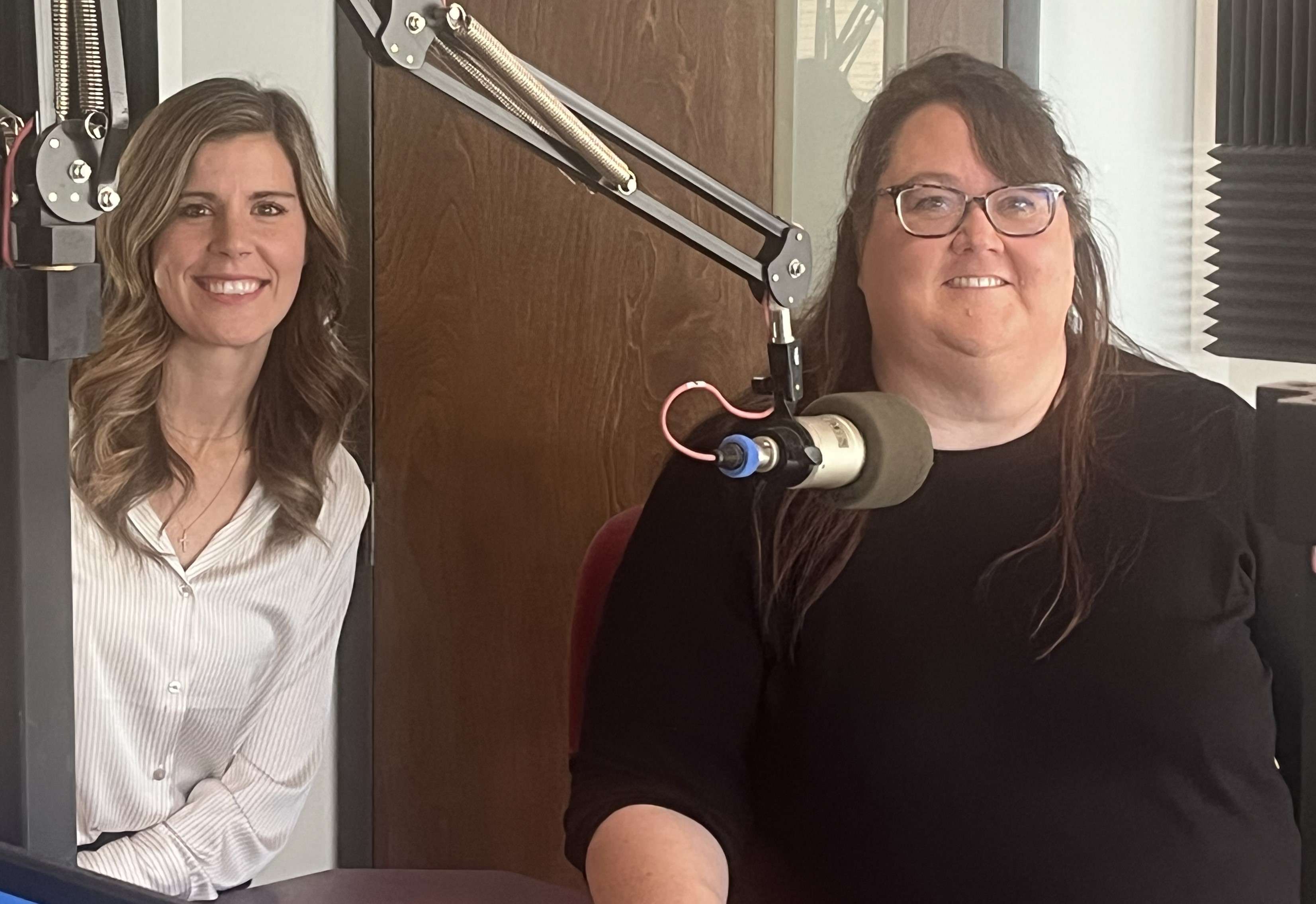 Michelle Dreiling (L) and Dr. Michelle Van Der Weg, Fort Hays State University Doctor of Nurse Practioner Program 