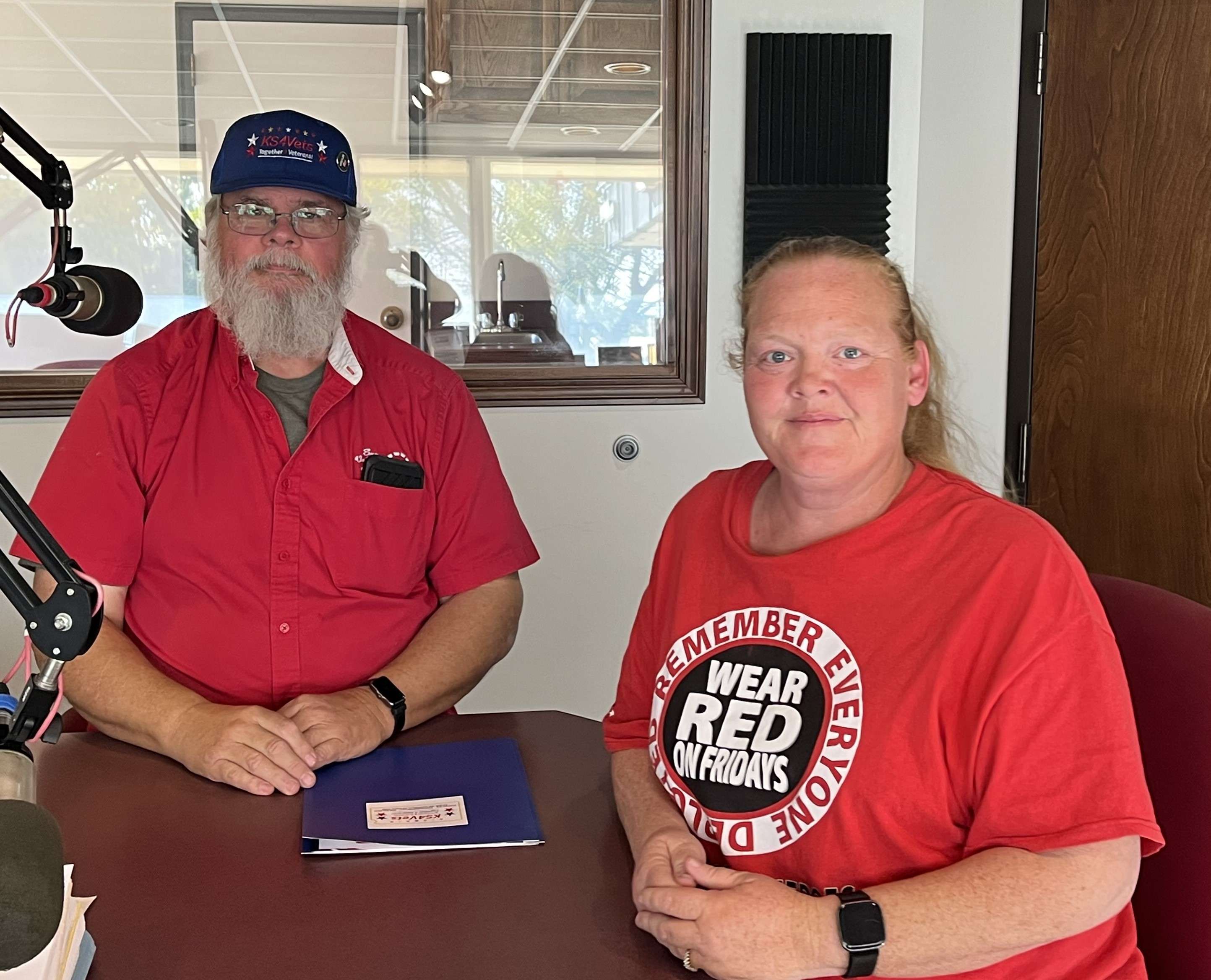 Curtis "CJ" Jefferis (L), and Dannielle Stiffer - KS4Vets