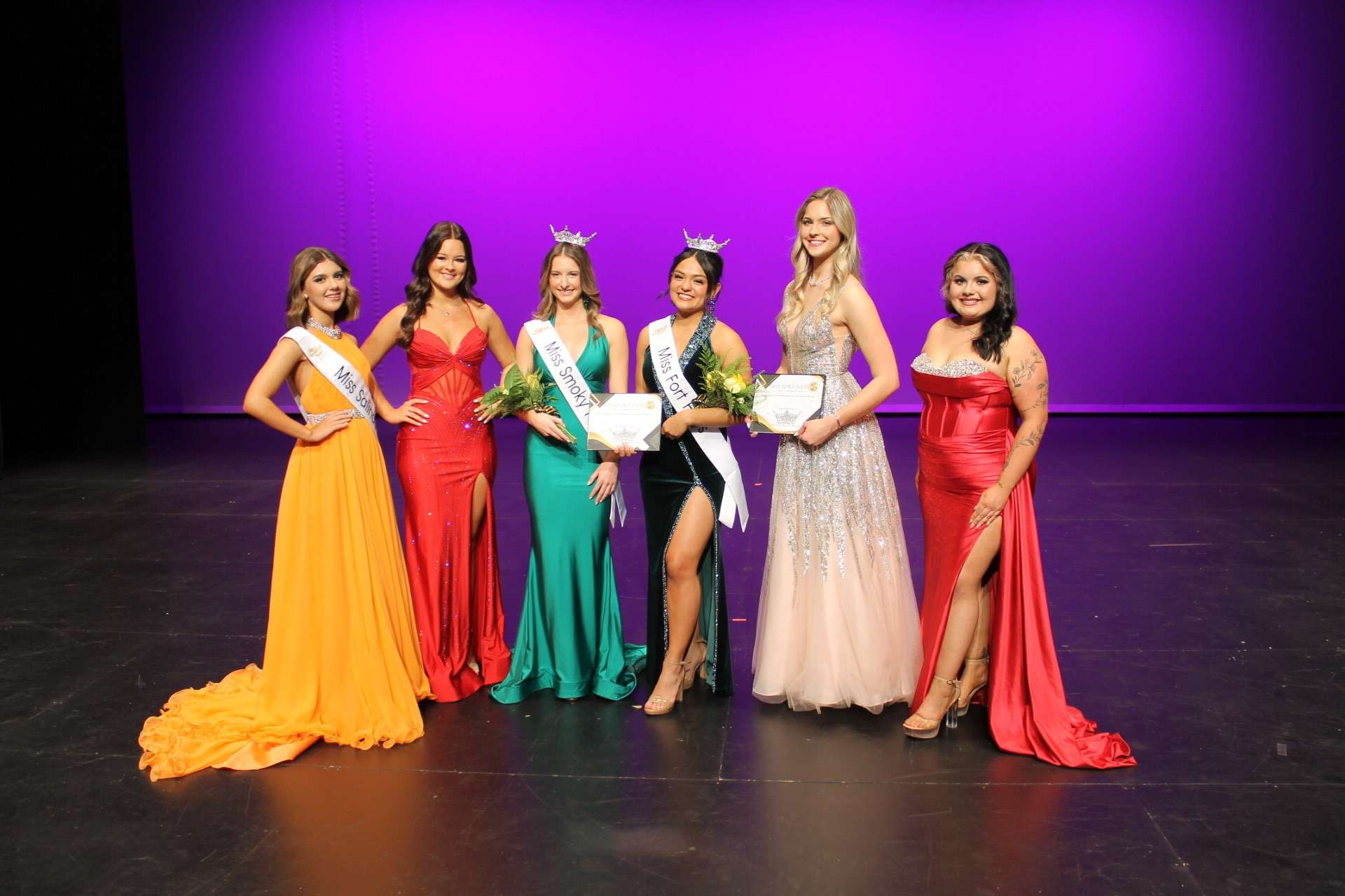 Competitors and winners of the 2025 Miss Fort Hays competition. Courtesy photo