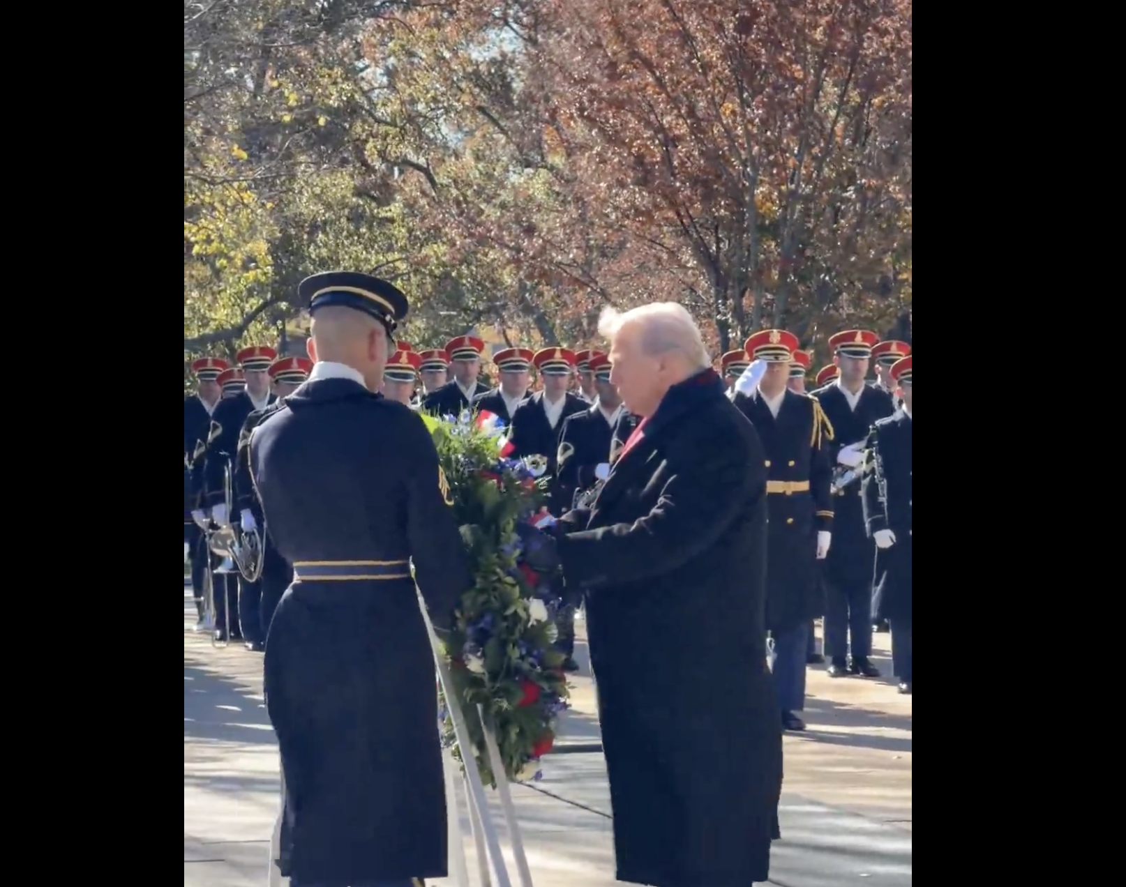 Image from video by Margo Martin, Special Assistant to the President