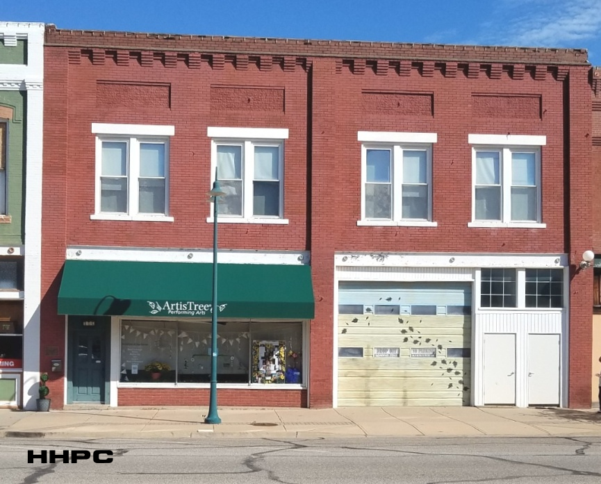 Hutchinson Motor Car Co. - ArtisTree Dance Studio - 116-118 S. Main - Oct. 7, 2025. Courtesy of the Conard-Harmon Collection.