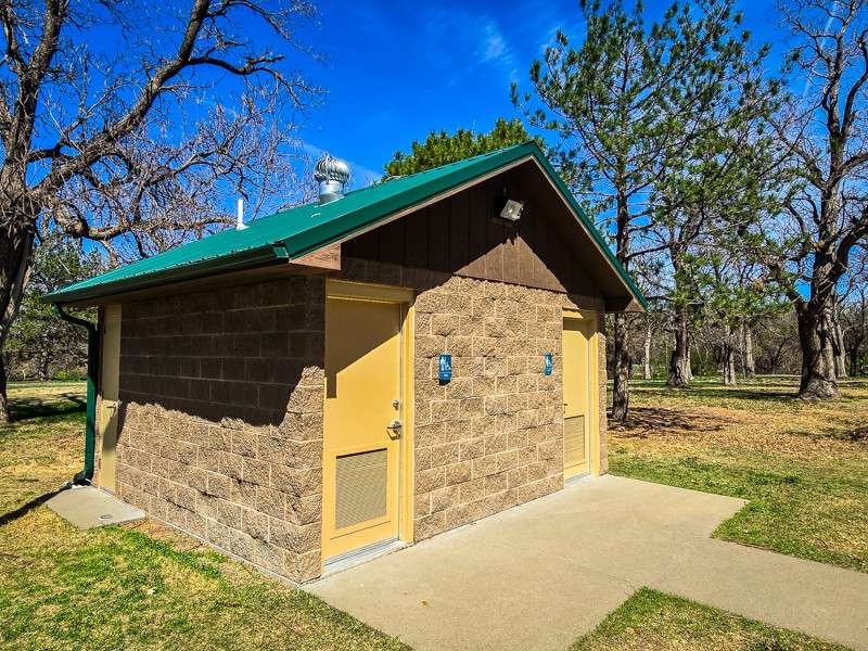 Hays park bathroom. Photo by City of Hays