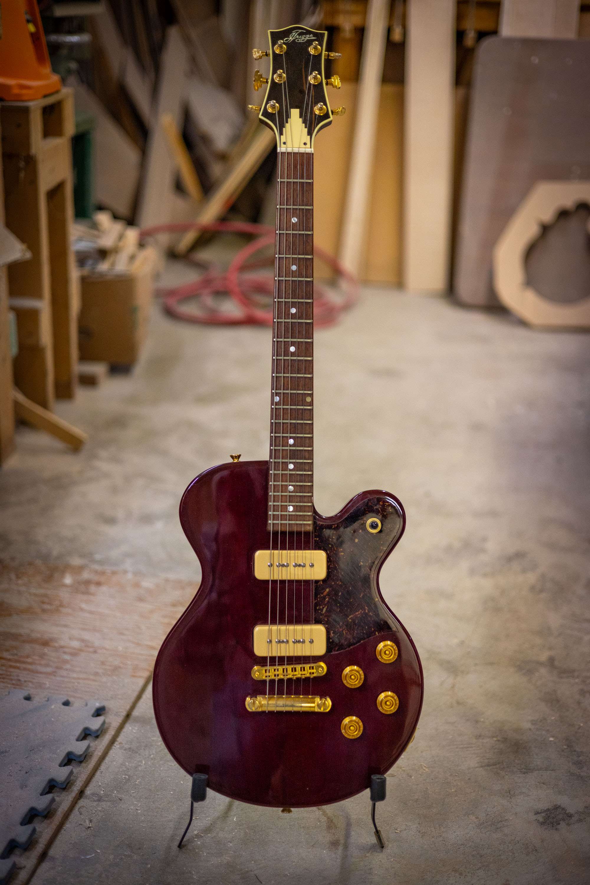 Win this&nbsp;Triggs electric guitar, handcrafted right here in Kansas by luthier Jim Triggs. Courtesy photo
