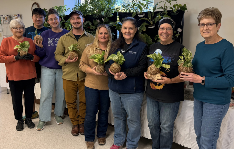 Plant lovers learned the Japanese art of kokedama. Courtesy photo
