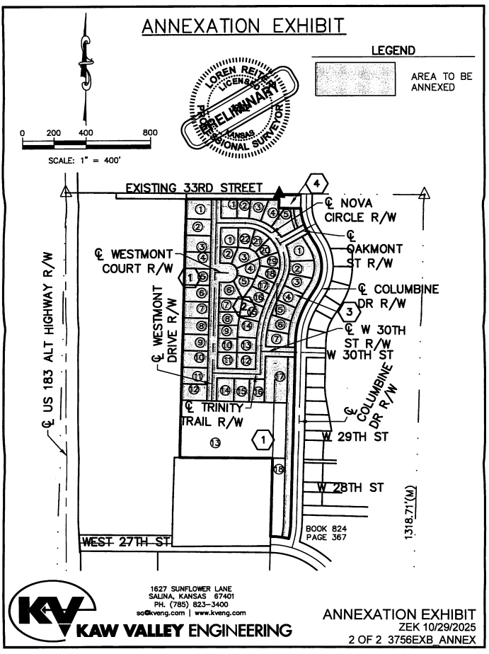 Smoky Hill Plains Addition annexation map. Courtesy image&nbsp;