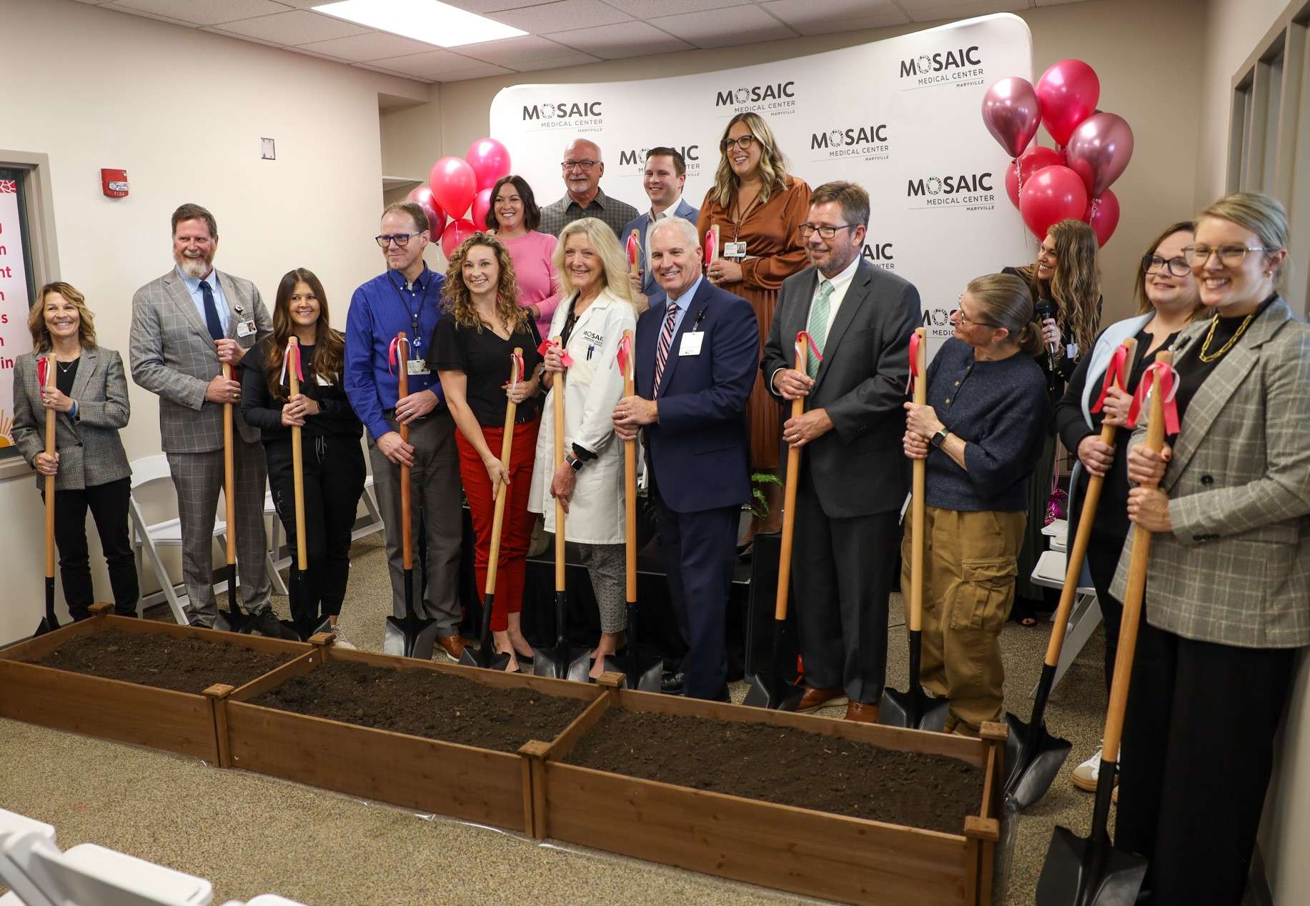 Groundbreaking of women's clinic at Mosaic - Maryville/Photo courtesy of Mosaic Life Care