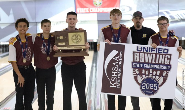 

2025 Unified Bowling state champion Hays (Brent Maycock/KSHSAA Covered)