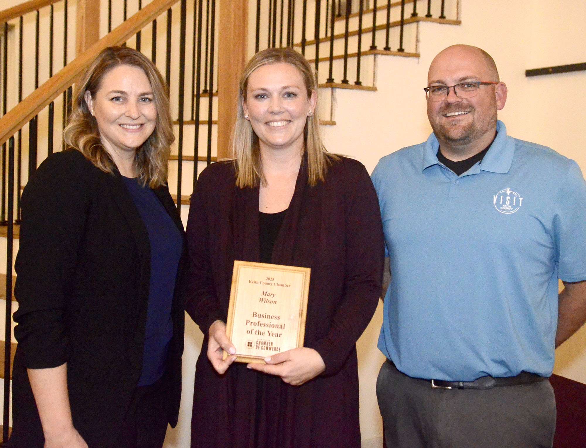 Keith County Chamber awards 2025 recognizes Mary Wilson as Business Professional of the Year. (Photo&nbsp;Jeff Headley)