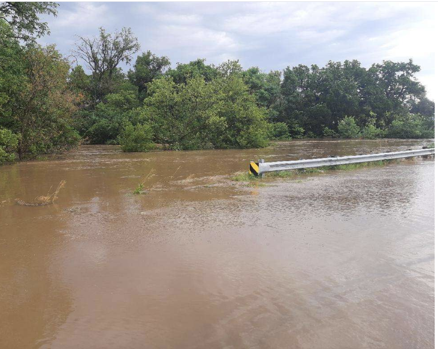 State Street in Salina flooded between Lightville and Muir Roads on Tuesday, July 22, 2025. Photo by the Saline County Sheriff's Office