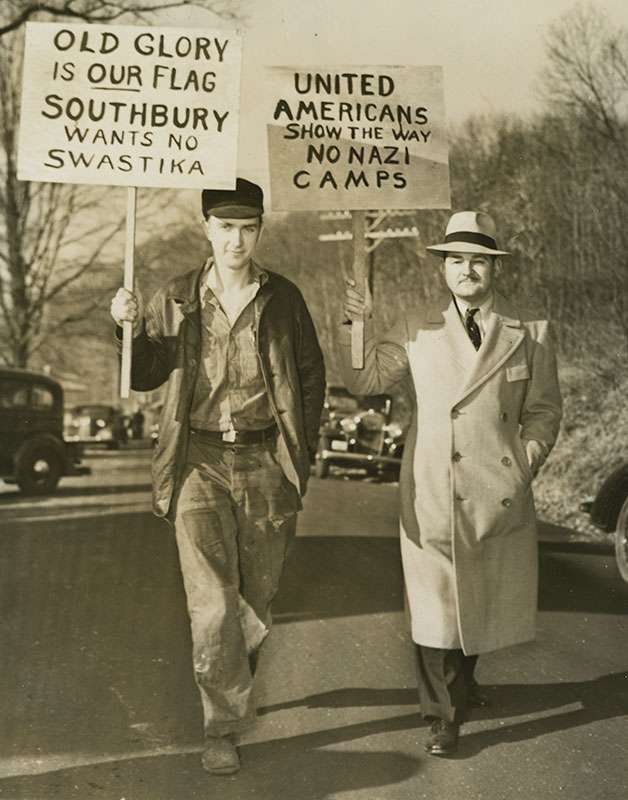 In 1937, the residents of Southbury, Connecticut, successfully opposed the Bund’s efforts to establish a summer camp in their town. (Harry Ransom Center, University of Texas at Austin)