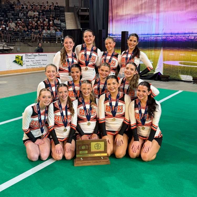 Congratulations to the Ellis High School cheerleaders for placing third at 1A State Competition. Courtesy photo