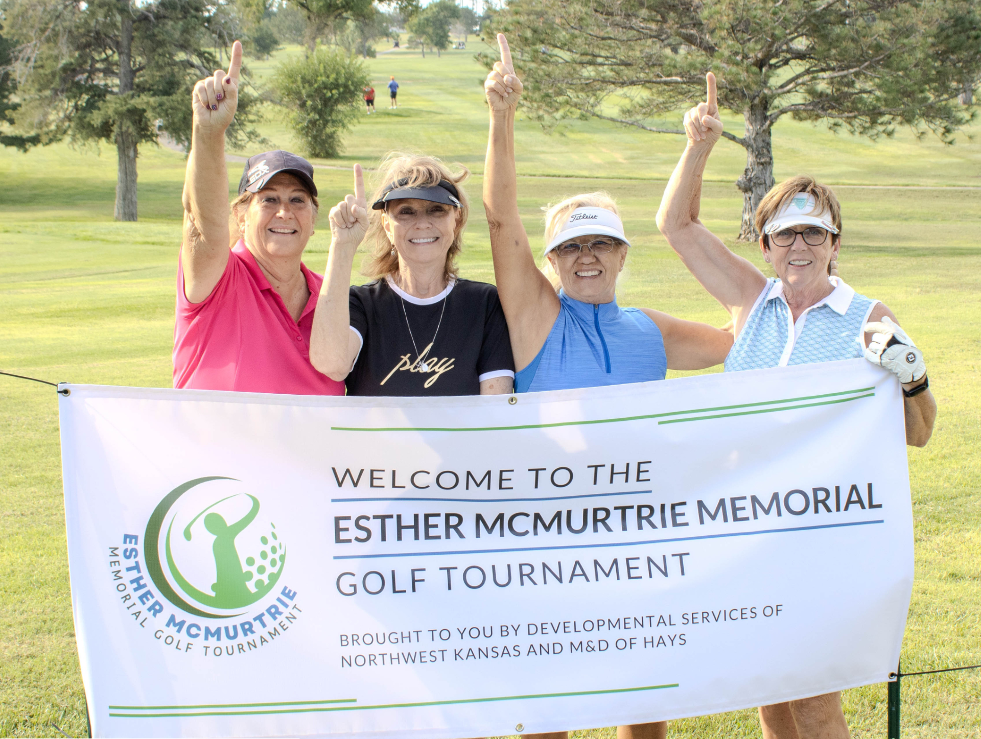 The Esther McMurtrie Memorial Golf Tournament raised over $16,900 for Developmental Services of Northwest Kansas.