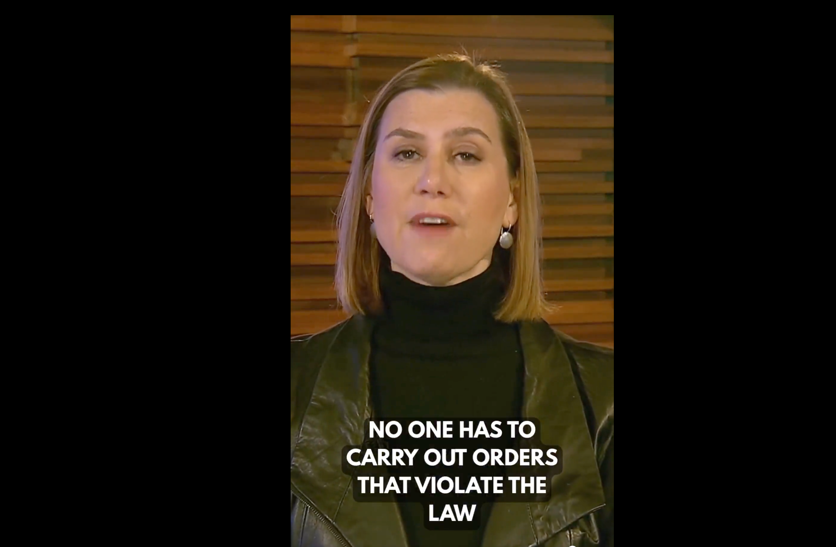 Image of Senator Elissa Slotkin from the controversial video