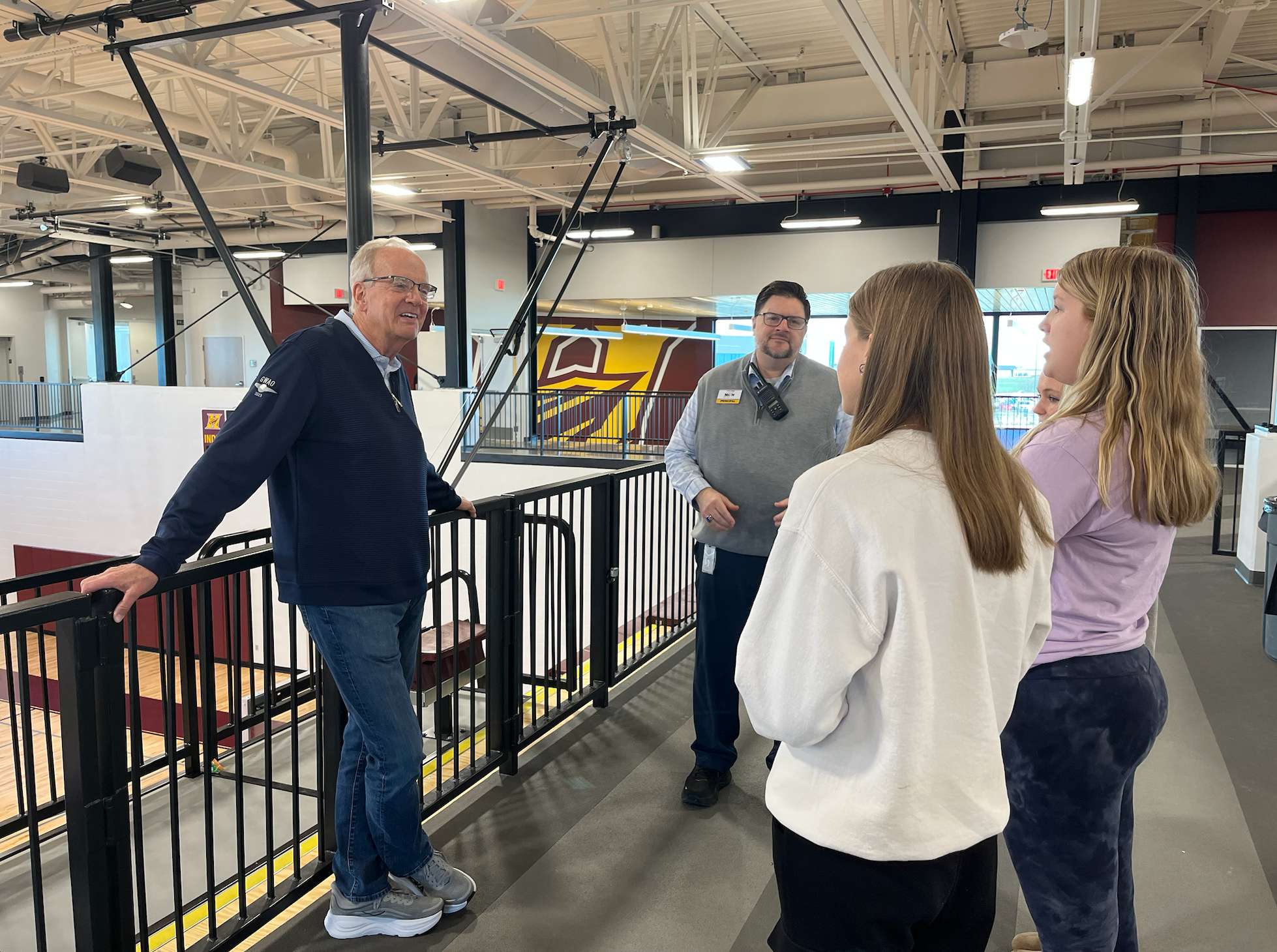 &nbsp;Today, U.S. Sen. Jerry Moran, R-Kansas, met with Principal Shawn Henderson, Superintendent Ron Wilson, and Hays High Ambassadors Savannah Clingan, Delia Dixon and Oaklye Wichers. Courtesy photo