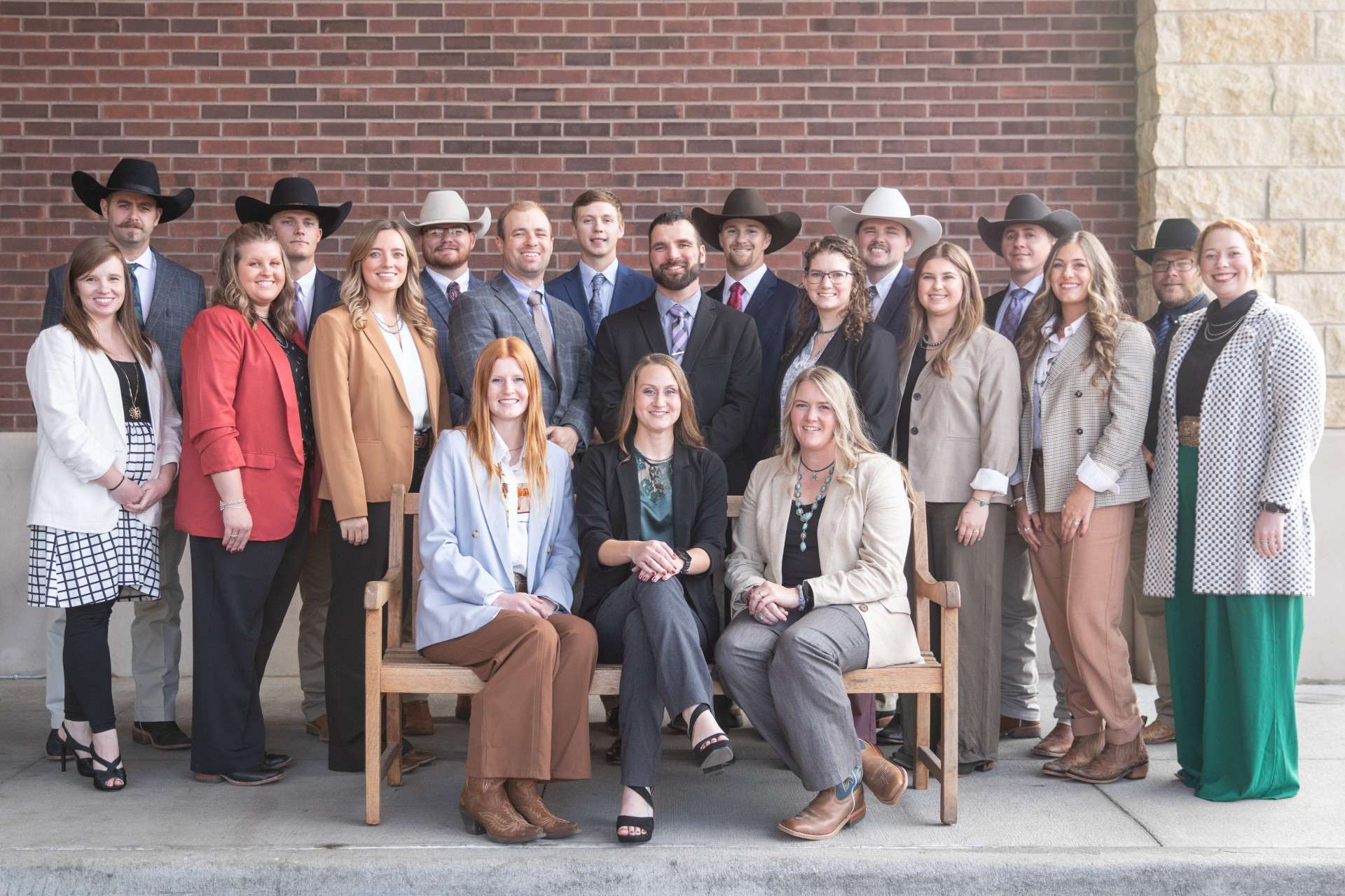 Pictured (front row, L to R) are Madelyn Stackley, El Dorado; Cassandra Wolff, Caldwell; Elizabeth Lutz, Nickerson; (middle row, L to R) Paige Adams, Hutchinson; Jenna Hlavaty, Cimarron; Jenna Goetzmann, Manhattan; Hayden Guetterman, Bucyrus; Caleb Volkman, Hugoton; Camryn Ricker, Ford; Jordan Koons, Buffalo, OK; Jamie Schaake, Garden City; Jenna Fitzsimmons, Cunningham; (back row, L to R) Luke Schneider, Saint John; Clayton Wharton, Syracuse; Luke Higgason, Larned; Wyatt Woods, Cimarron; Walker Clawson, Meade; Daniel Walsh, Manhattan; Hunter Hope, Jetmore; and Kyler Berning, Leoti.