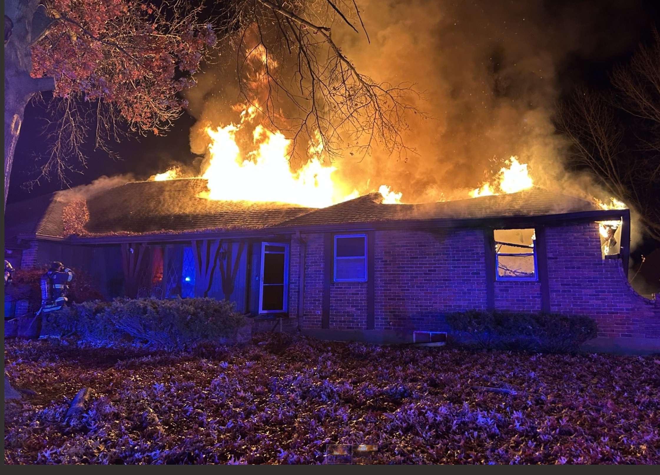 Dangerous Thanksgiving Day house fire in Kansas City