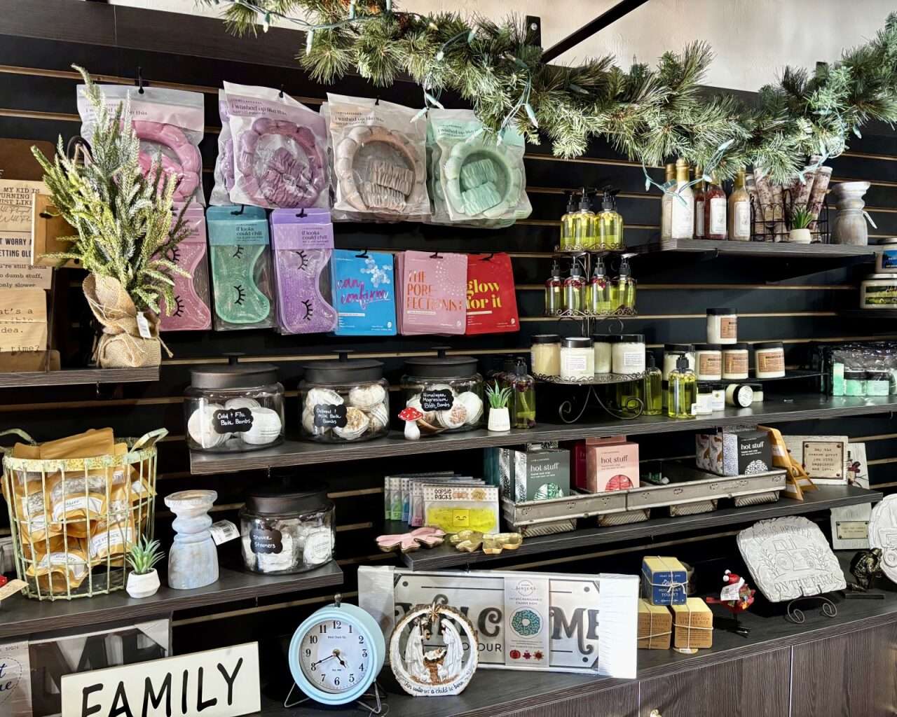 Candles, decorations, and health and beauty products at Paradise&nbsp;Flats Gifts &amp; Florals in Plainville. Photo by Tony Guerrero/Hays Post