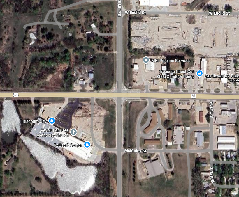 (Map from Google Earth) 