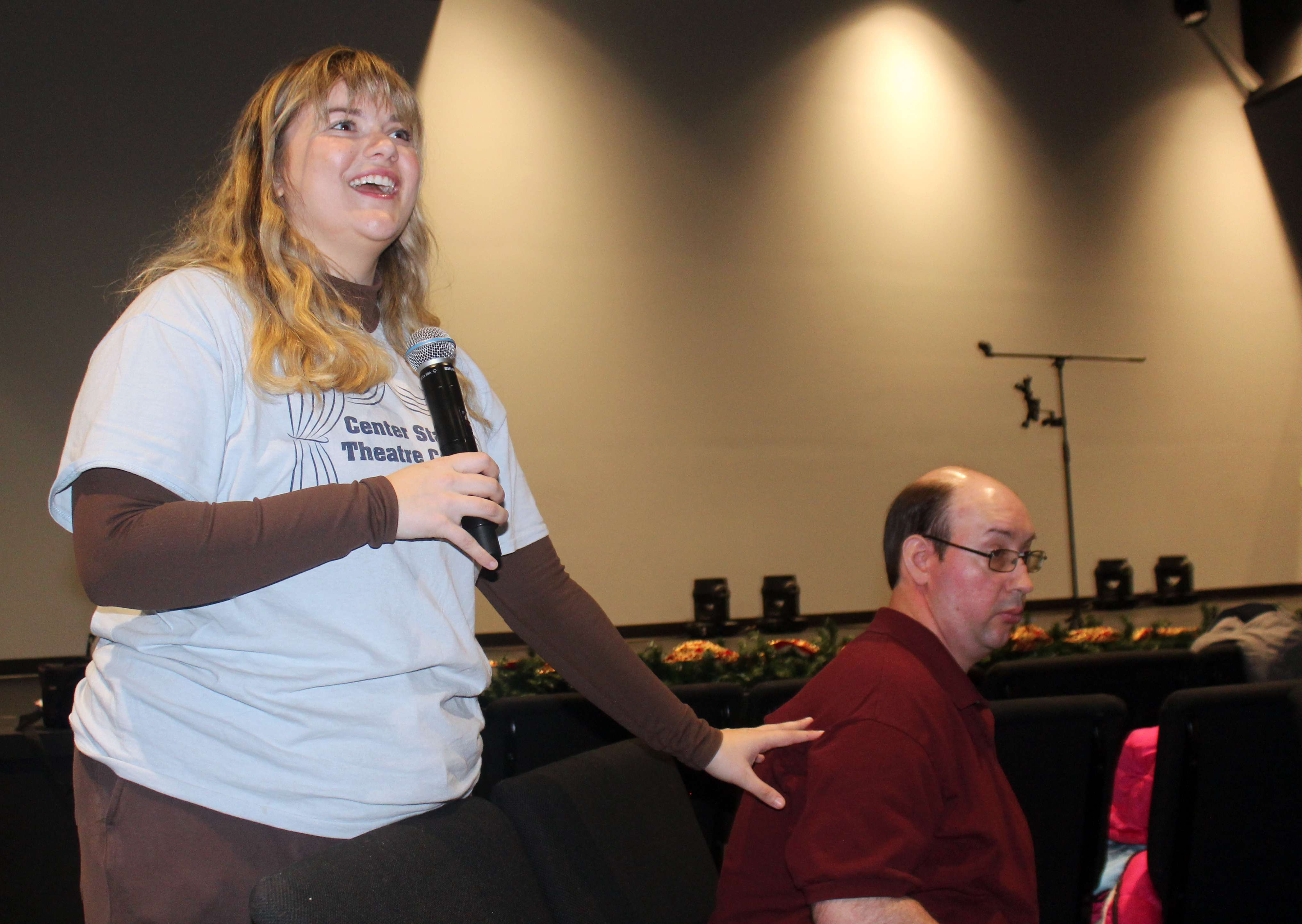 Annie Wasinger, formerly of Hays, founded the Center Stage Theater Camp when she was in high school. Cristina Janney/Hays Post