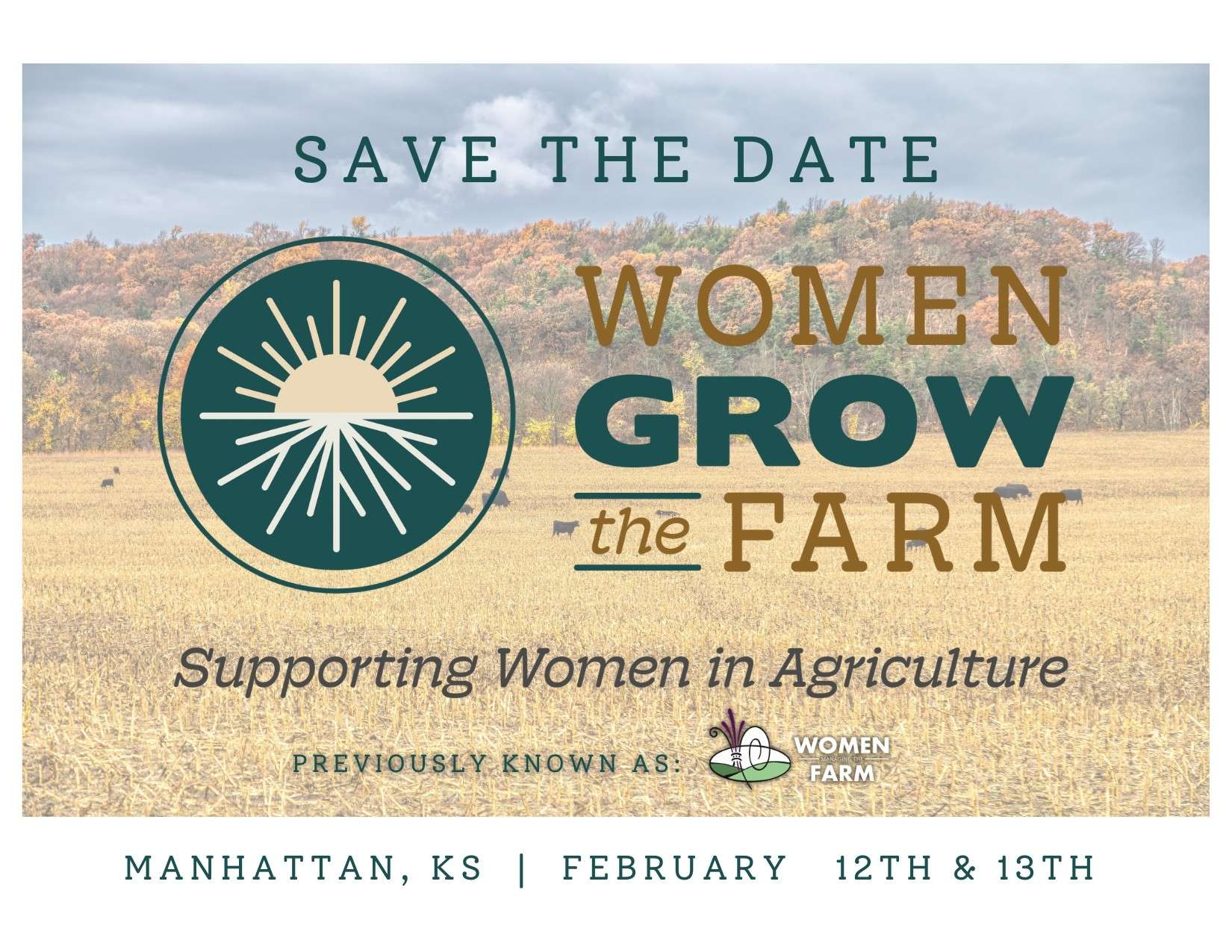 Women Grow the Farm 2026 conference save the date&nbsp;