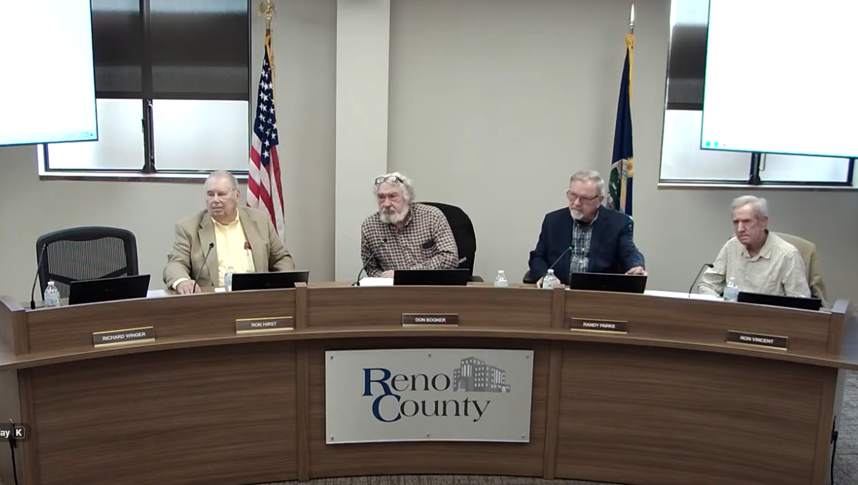 Reno County Board of County Commissioners meets on Dec. 3, 2025