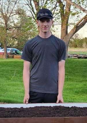 Garrett Meyers, a member of Alliance BSA Troop 216, built a wheelchair accessible planter for Highland Park Care Center as his Eagle Scout project.