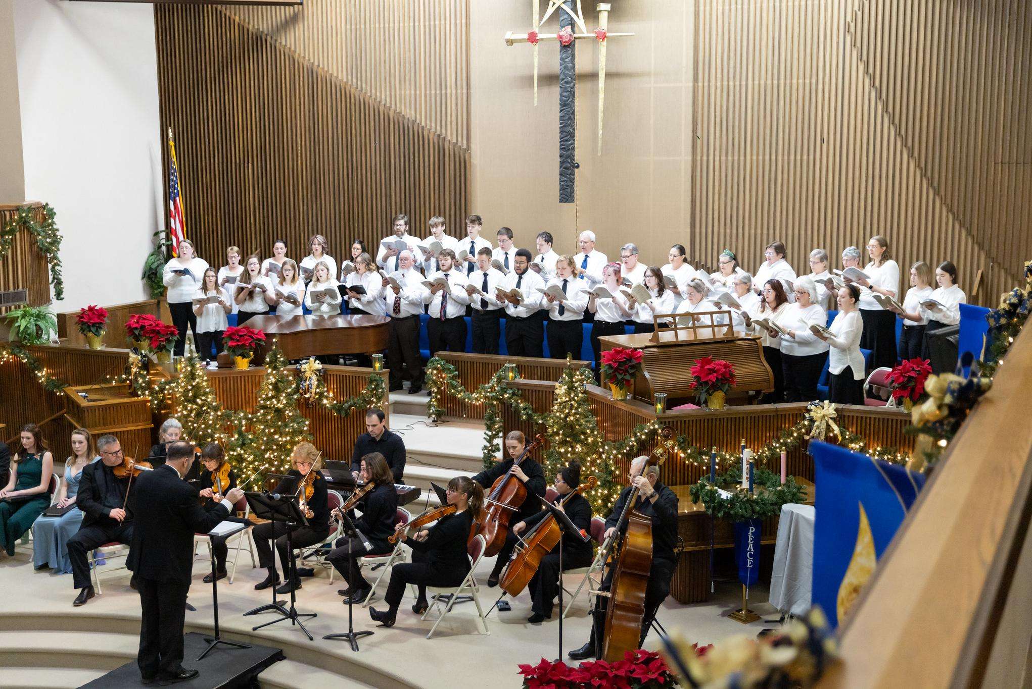 The Central Kansas Community Choir performs at last year’s concert.