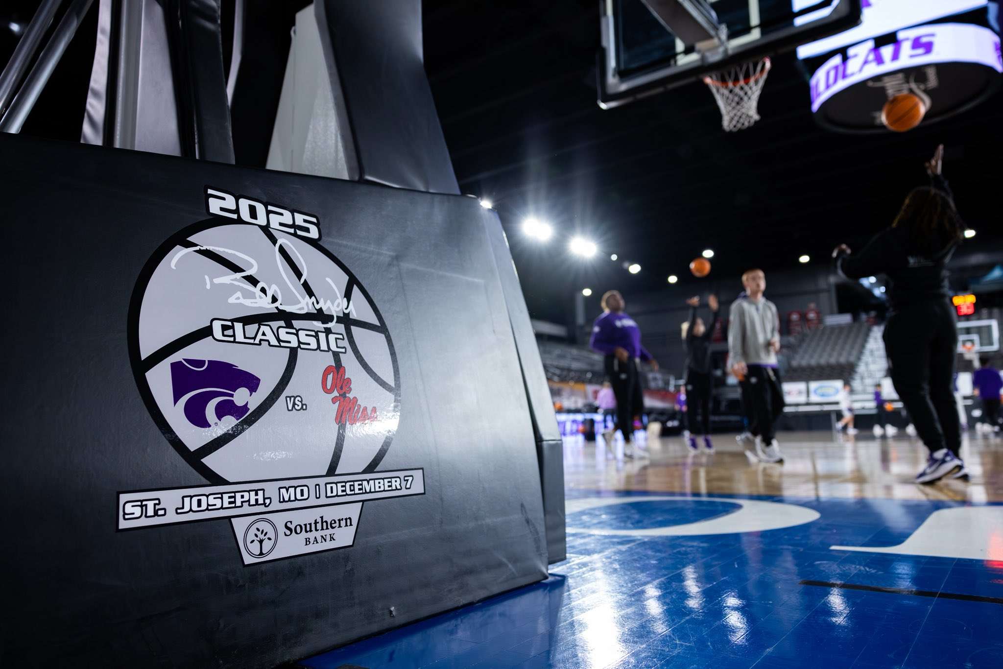 While the crowd wasn't what was hoped for, St. Joseph Sports Commission Director Brett Esely still considers the third annual Bill Snyder Classic at Civic Arena a successful event/ Photo courtesy of the St. Joseph Sports Commission