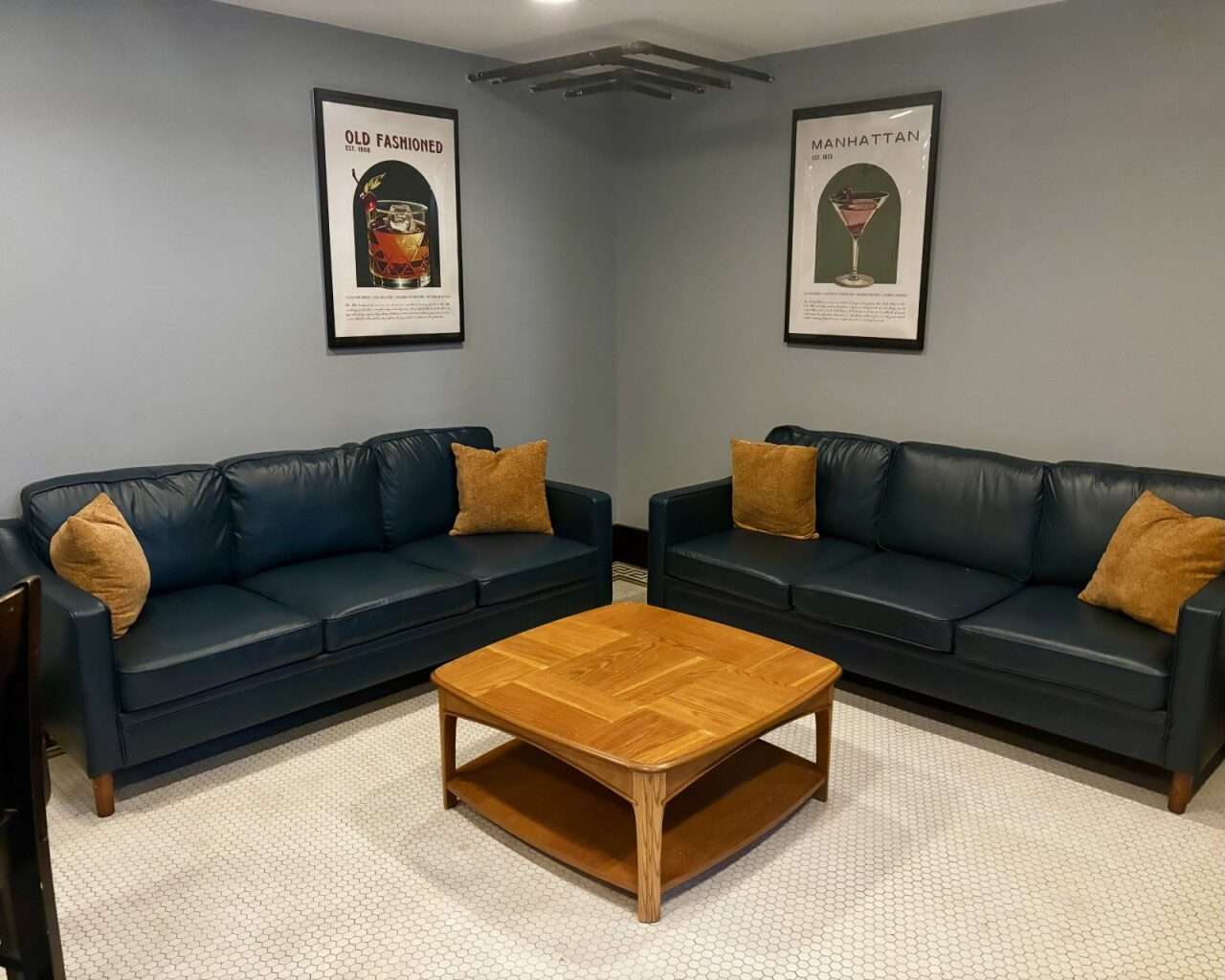 The lounge area in the basement of Mixto Cocktail Bar.&nbsp;Photo by Tony Guerrero/Hays Post