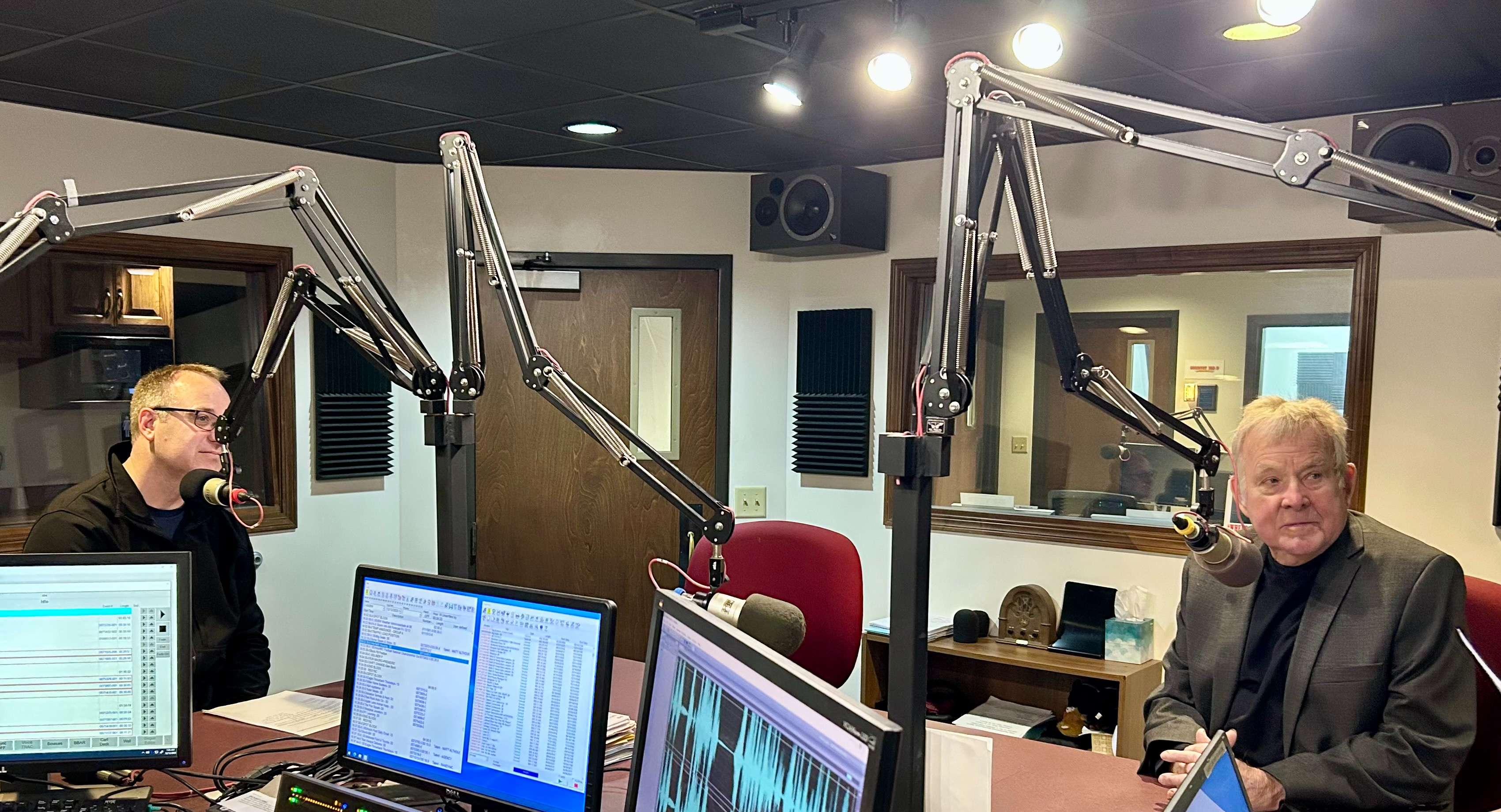 Major Paul James (L) and Richard Westphal (R)