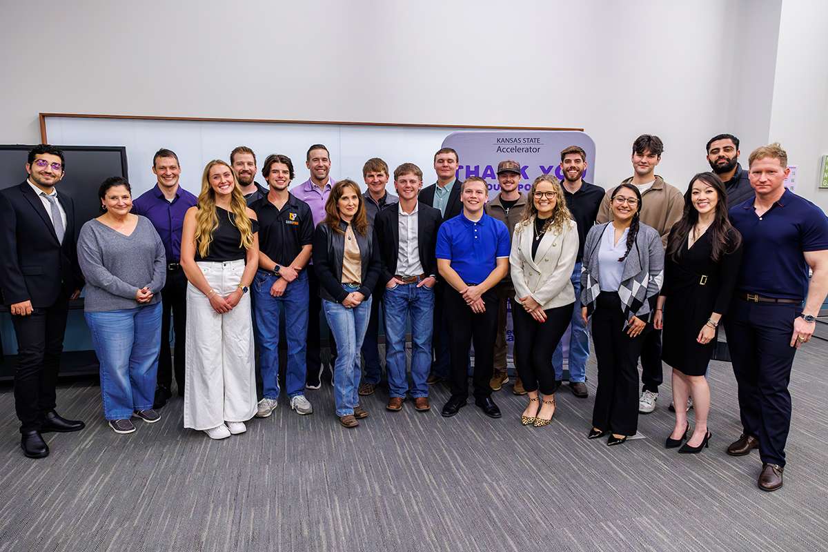 K-State Accelerator celebration. Photo by Kansas State University News Service