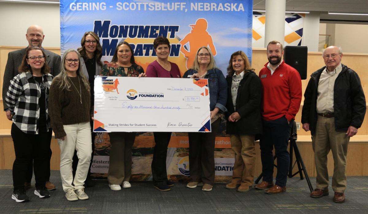 The 2025 Platte Valley Companies Monument Marathon raised a record $81,390 for WNCC students, bringing the total to $717,598 since the Marathon's inception.