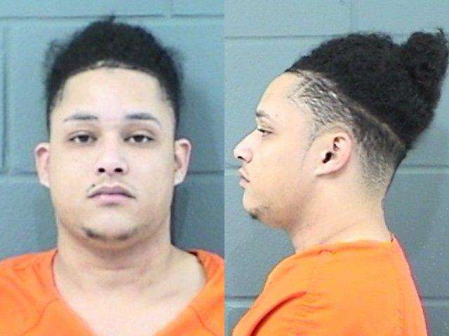 Osvaldo Bigas, Interference with LEO, Obstruct/resist/oppose misdemeanor warrant service or execution; Domestic battery, Knowing or reckless bodily harm to family/person in dating relationship; Criminal threat, cause terror, evacuation or disruption; Kidnapping, in flight or the commission of any crime, arrested 12/13