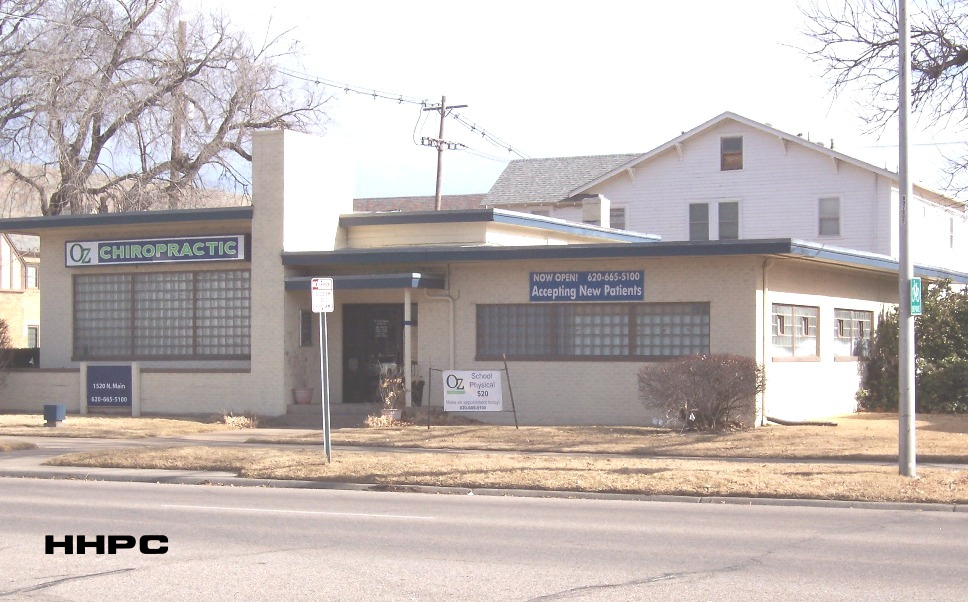 Hutchinson Jewish Community Center - Oz Chiropractic (Leslie Osborn D.C.) - 1520 N. Main - Jan. 28, 2018. Courtesy of the Conard-Harmon Collection.