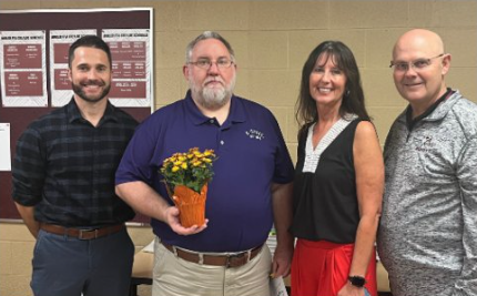 John Clark (Second from left) - Photo courtesy Buhler USD 313