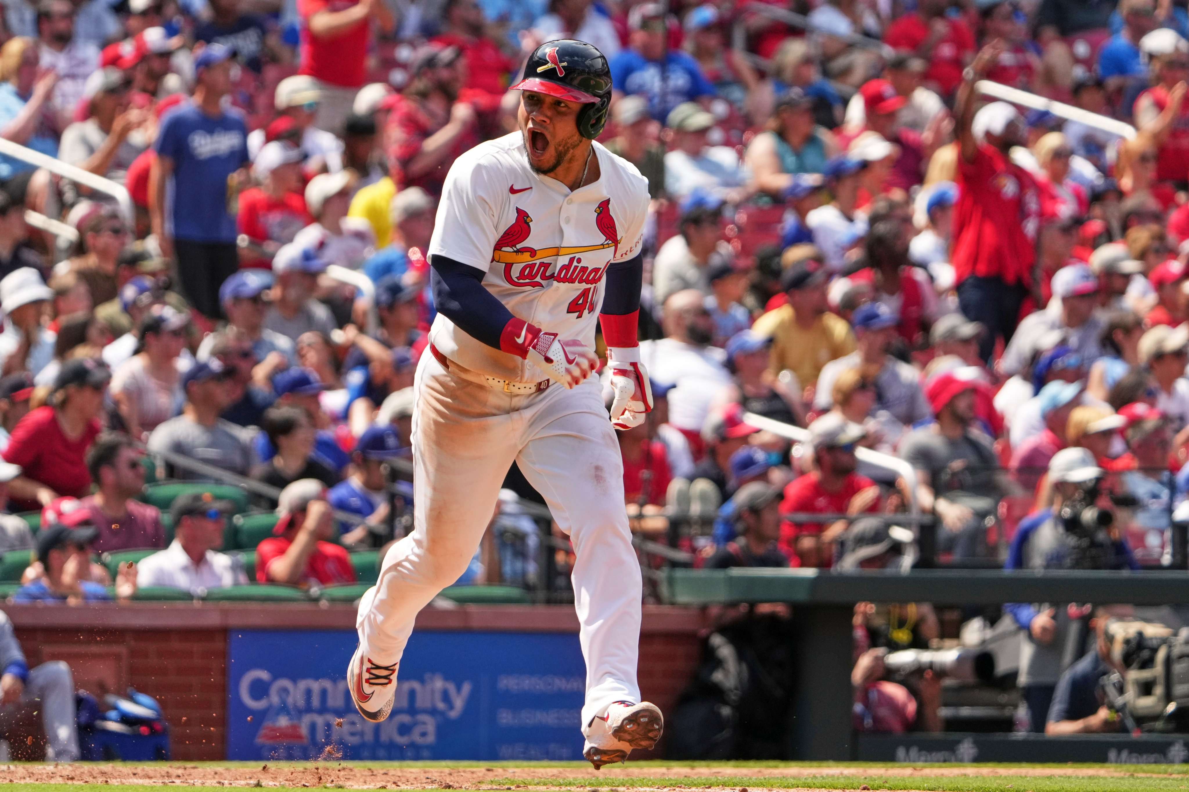 The St. Louis Cardinals made their second trade of the offseason with the Boston Red Sox, trading first baseman Willson Contreras to Boston for three pitchers on Sunday evening/ Photo courtesy of X