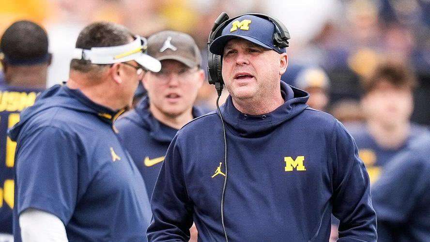 With former offensive coordinator Kirby Moore taking the head coaching job at Washington State, the Missouri Tigers have hired Michigan offensive coordinator Chip Lindsey to take over the job next season/ Photo courtesy of X