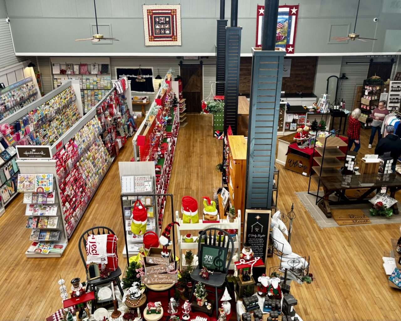 The interior and aisles at Kat's Hallmark in Hays. Photo by Tony Guerrero/Hays Post