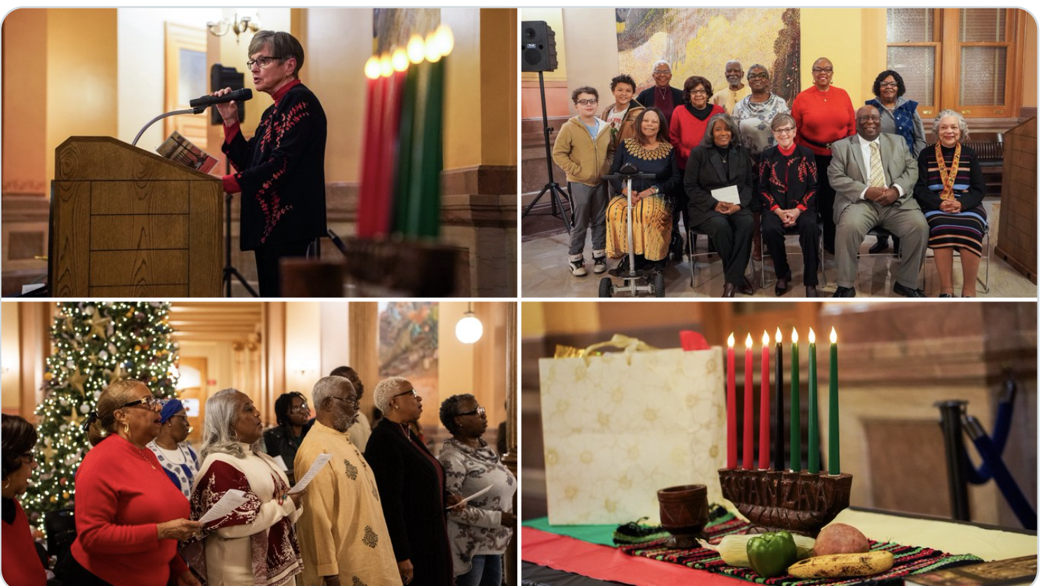 Photos from Kansas Governor's office