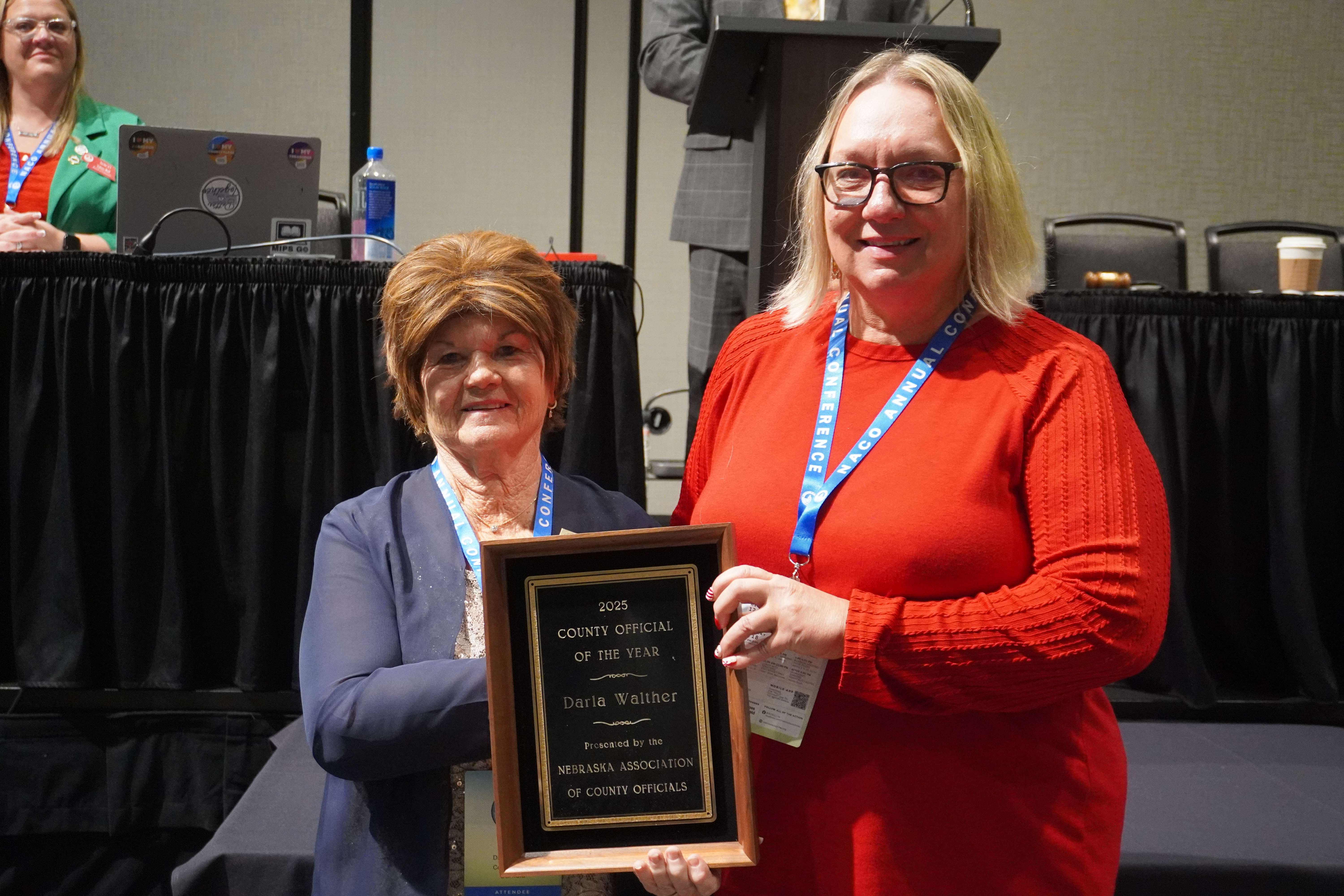 County Official of the Year: Darla Walther, Frontier County Clerk