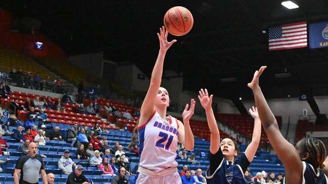 The No. 6-ranked Blue Dragon women's basketball team travels to play No. 22 Coffeyville at 5:30 p.m. Wednesday in Coffeyville. (Andrew Carpenter/Digital Fox Photography)