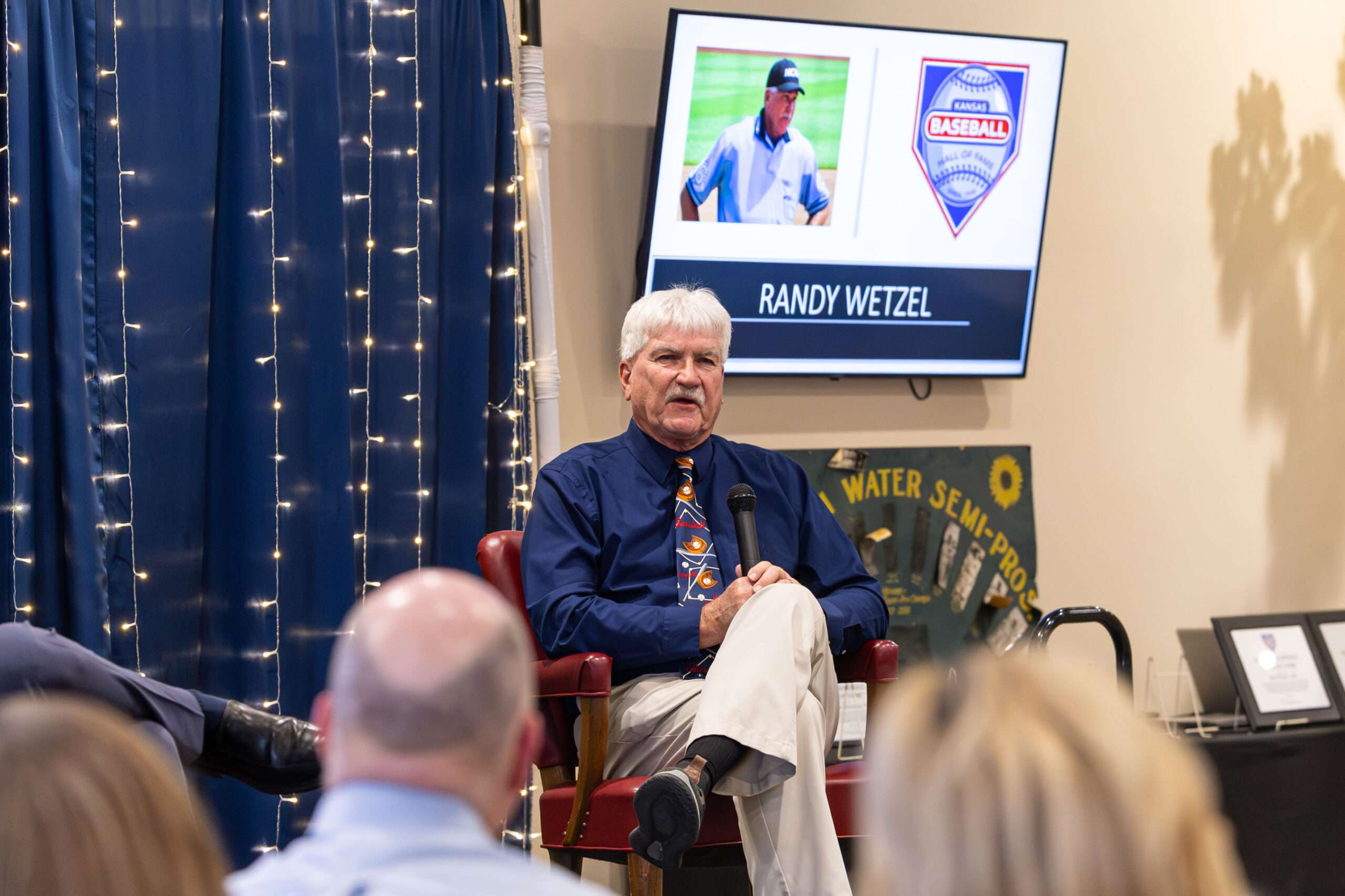 Great Bend's Randy Wetzel was inducted into the Kansas Baseball Hall of Fame on Feb. 1 in Wichita. Wetzel umpired college baseball for 35 years, including the 2011 College World Series in Omaha. (photo from Kansas Baseball Hall of Fame)