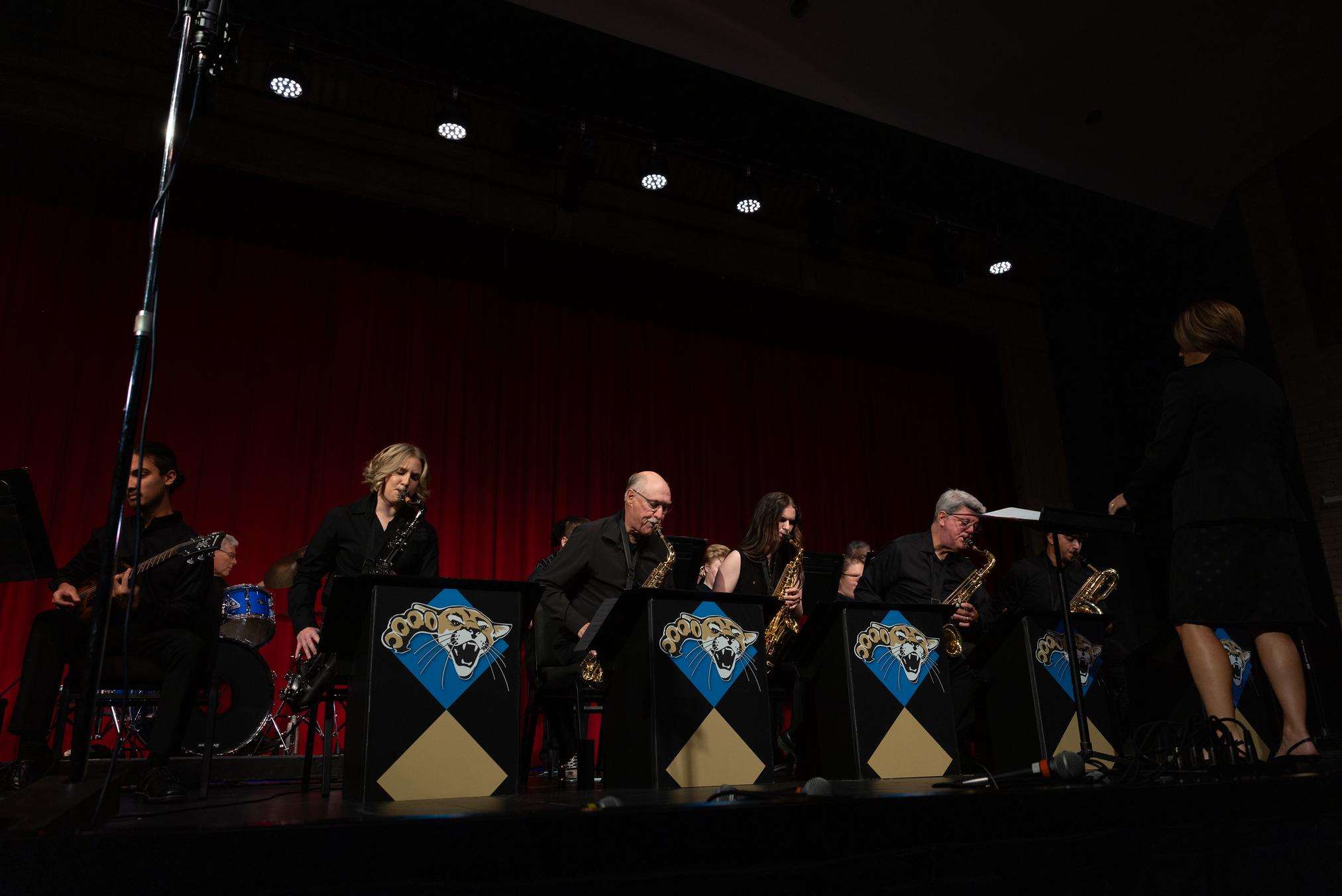 The Barton JazzCats performs at a previous concert. 