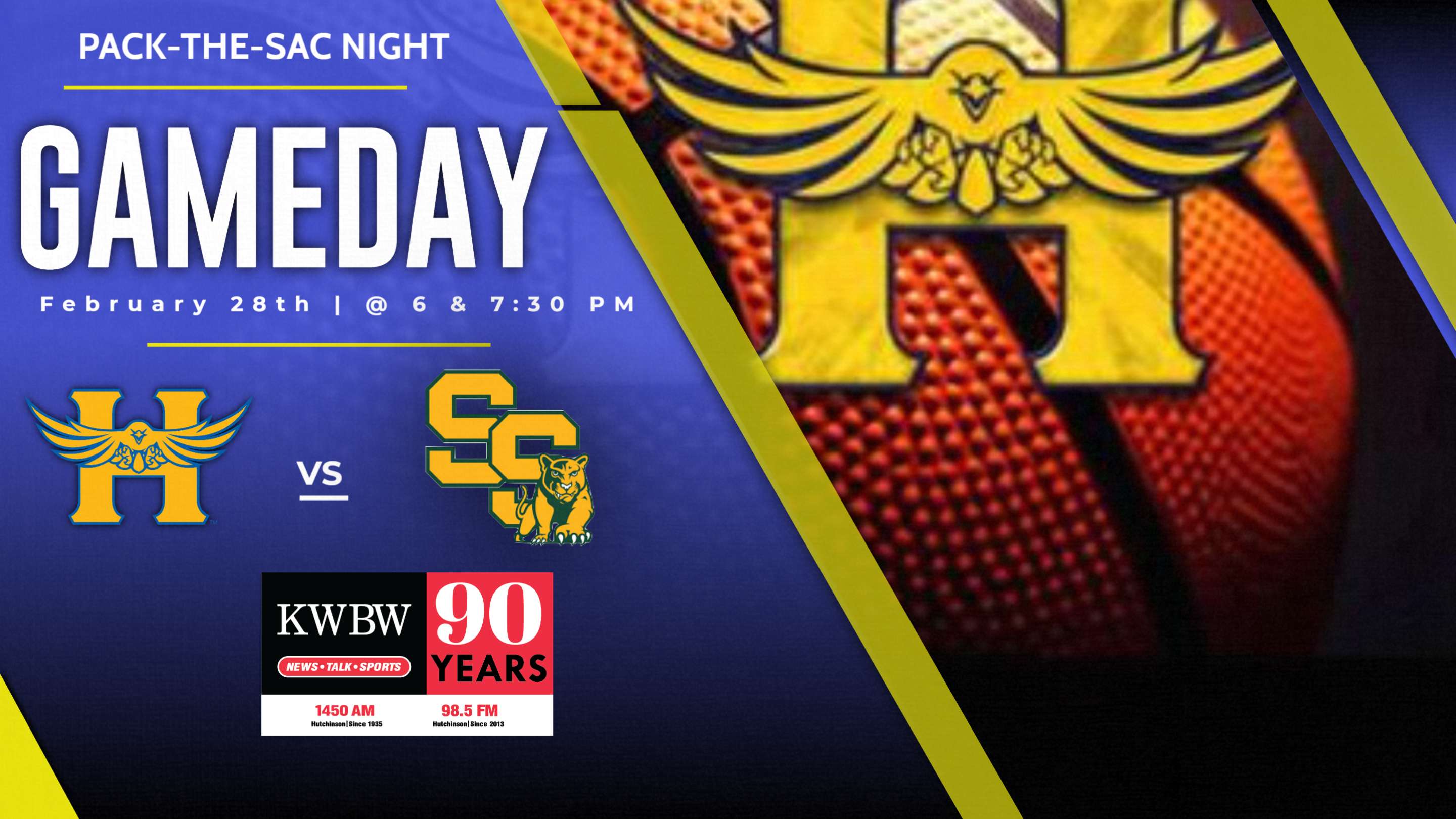 Hutch High @ Salina South tonight to wrap up the regular season