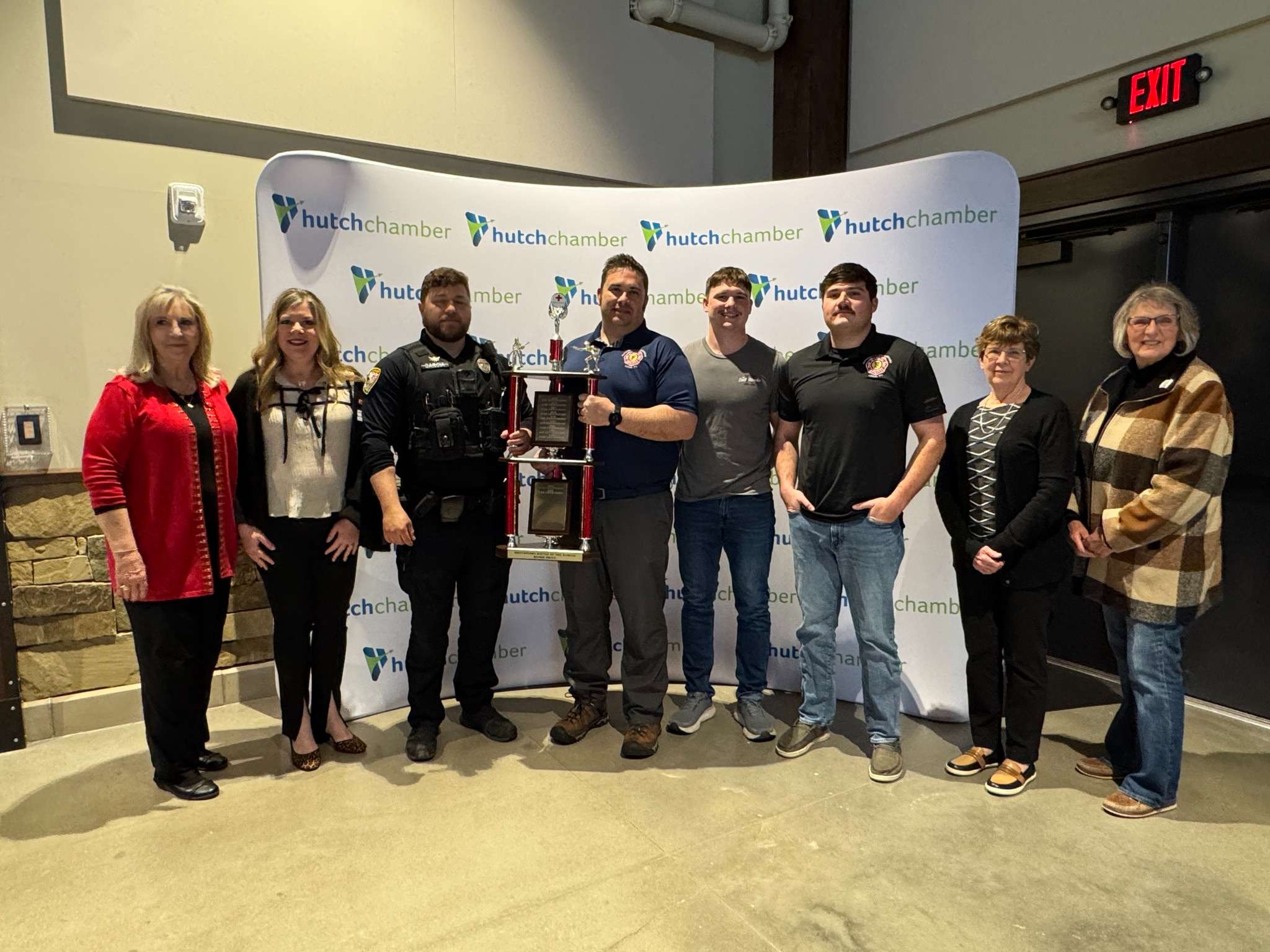 Hutchinson Fire wins third straight Battle of the Badges - Photo Courtesy 